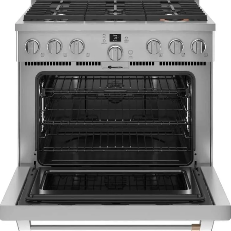 GE Café CAFE Range 36" Electric Gas - C2Y366P2TS1 Stainless Steel Outlet