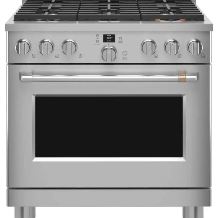 GE Café CAFE Range 36" Electric Gas - C2Y366P2TS1 Stainless Steel Outlet