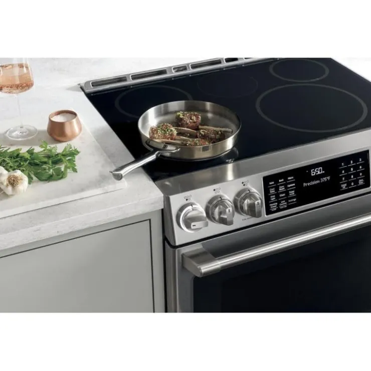 GE Café CAFE Range 30" Electric Induction - CHS90XP2MS1 Stainless Steel Online