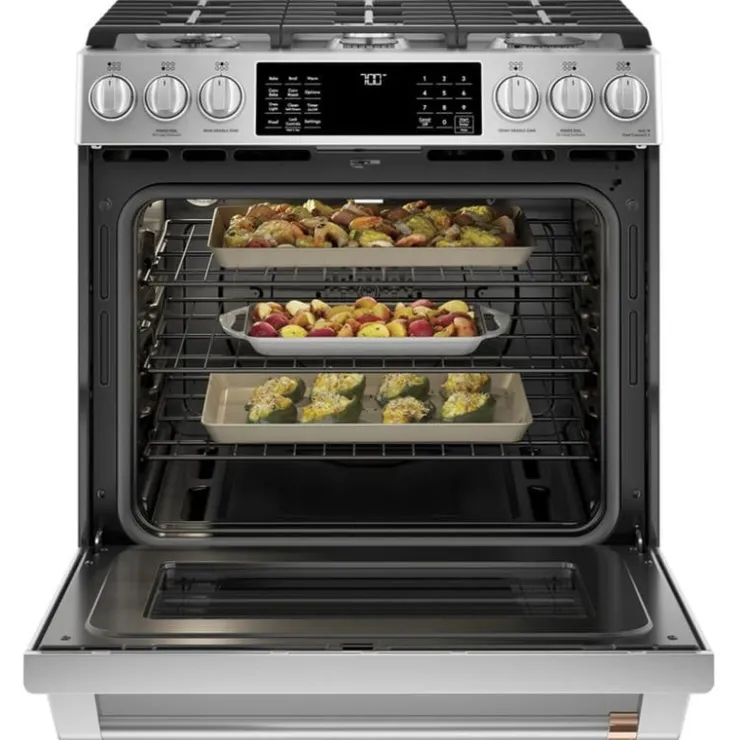 GE Café CAFE Range 30" Gaz Gas - CCGS700P2MS1 Stainless Steel
