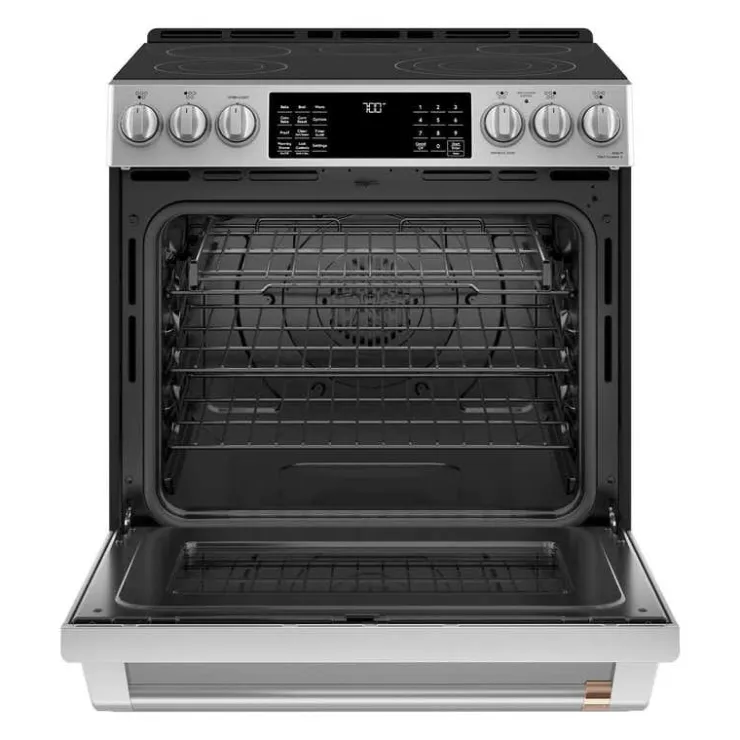GE Café CAFE Range 30" Electric Glass-Ceramic - CCES700P2MS1 Stainless Steel Online