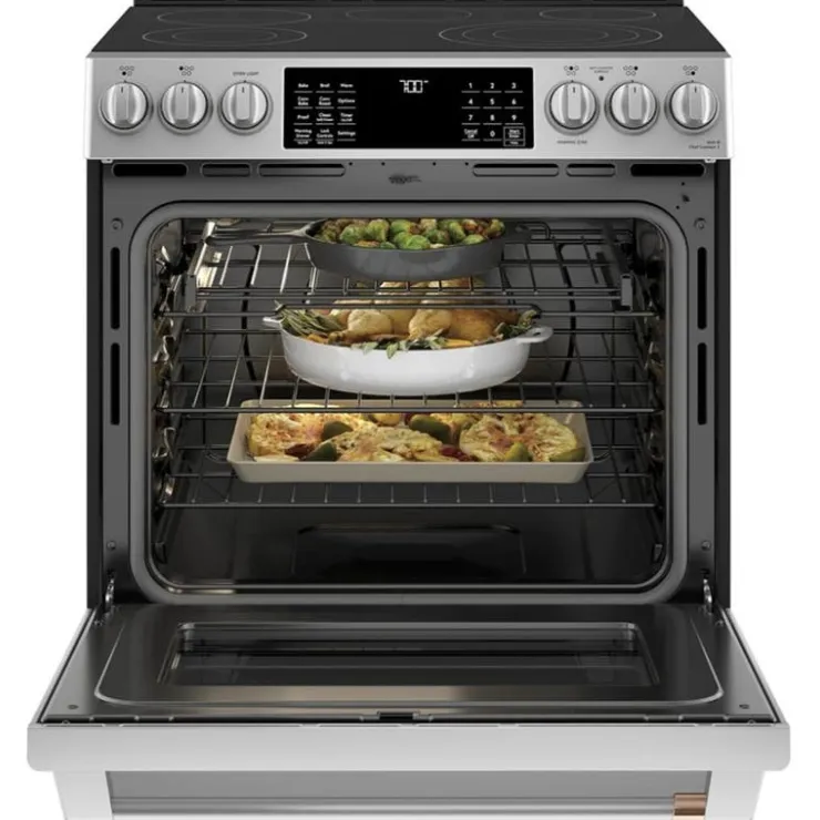 GE Café CAFE Range 30" Electric Glass-Ceramic - CCES700P2MS1 Stainless Steel Online
