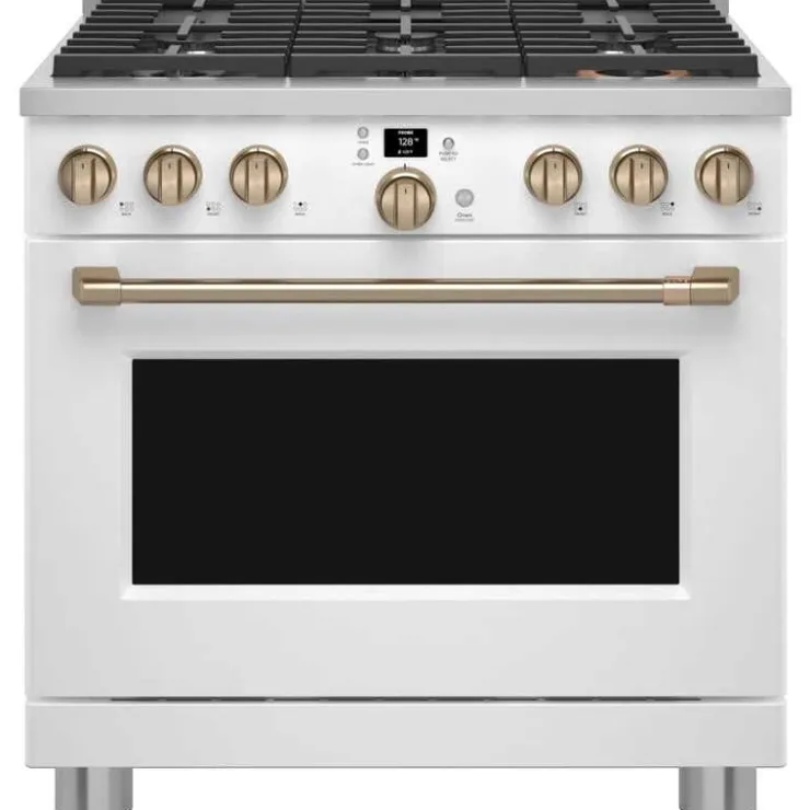 GE Café CAFE Range 36" Electric Gas - CGY366P4TW2 White