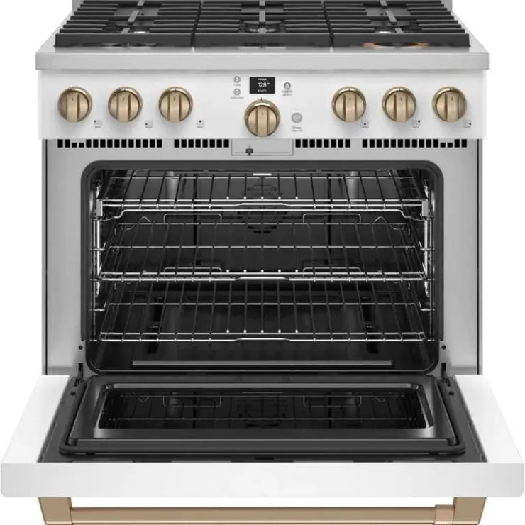 GE Café CAFE Range 36" Electric Gas - CGY366P4TW2 White