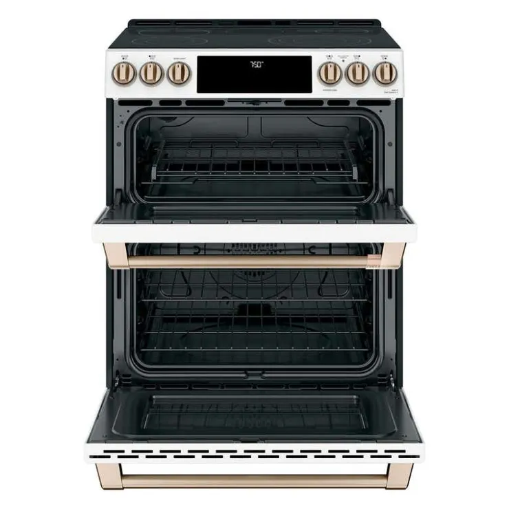 GE Café CAFE Range 30" Electric Glass-Ceramic - CCES750P4MW2 White Sale