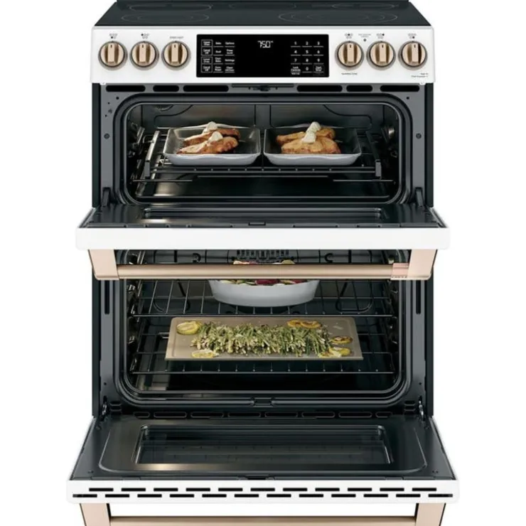 GE Café CAFE Range 30" Electric Glass-Ceramic - CCES750P4MW2 White Sale