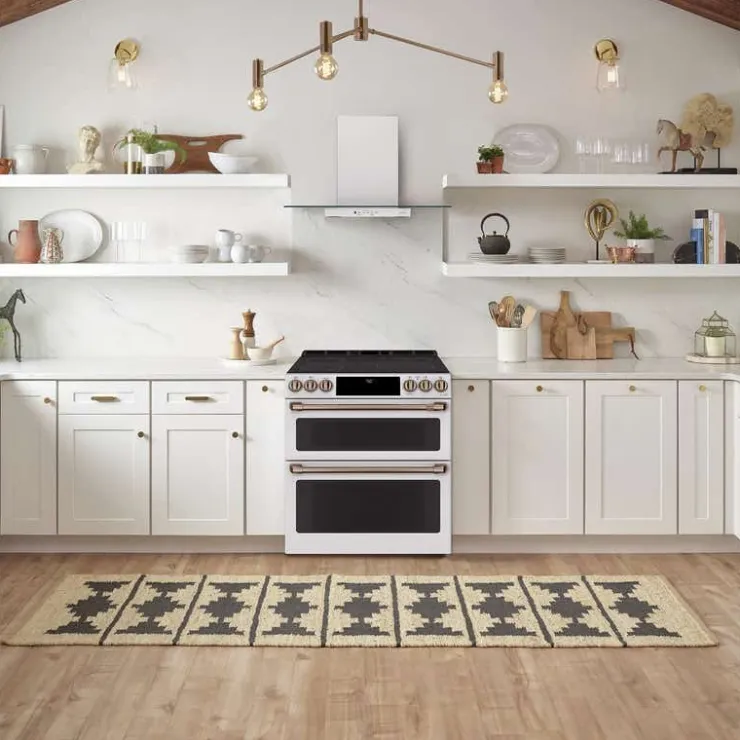 GE Café CAFE Range 30" Electric Glass-Ceramic - CCES750P4MW2 White Sale