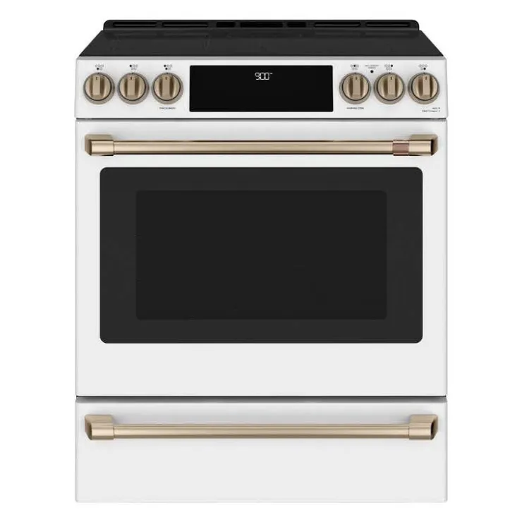 GE Café CAFE Range 30" Electric Induction - CCHS900P4MW2 White Clearance
