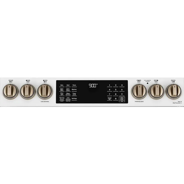 GE Café CAFE Range 30" Electric Induction - CCHS900P4MW2 White Clearance
