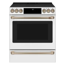 GE Café CAFE Range 30" Electric Glass-Ceramic - CCES700P4MW2 White Discount