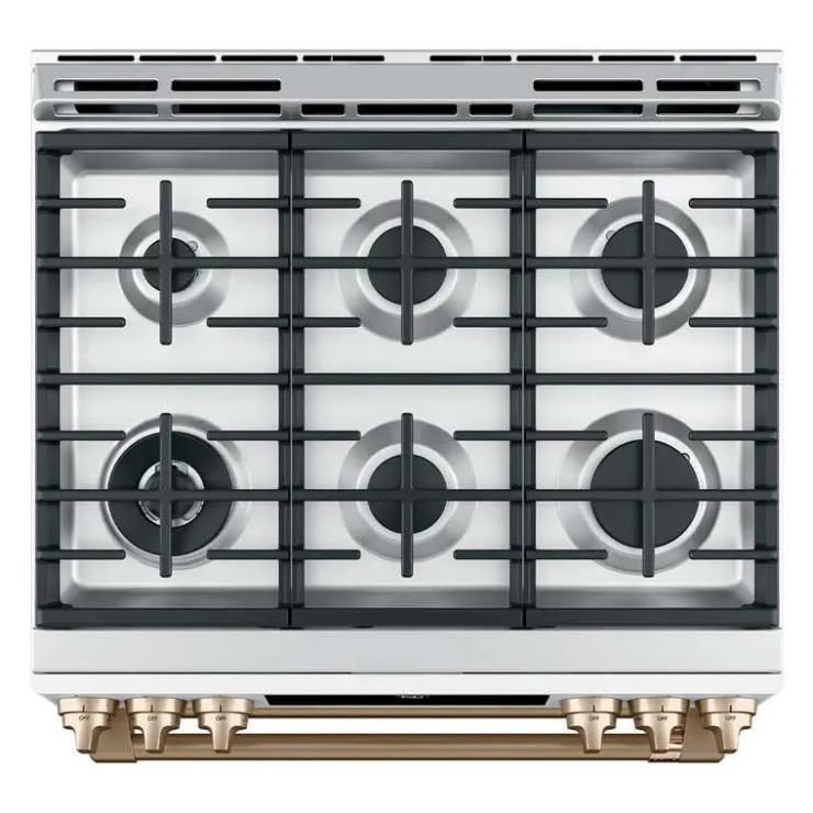 GE Café CAFE Range 30" Gaz Gas - CCGS750P4MW2 White