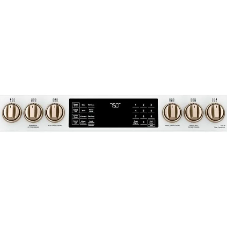 GE Café CAFE Range 30" Gaz Gas - CCGS750P4MW2 White