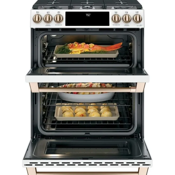 GE Café CAFE Range 30" Gaz Gas - CCGS750P4MW2 White