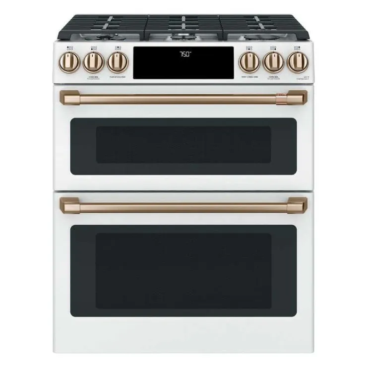 GE Café CAFE Range 30" Gaz Gas - CCGS750P4MW2 White