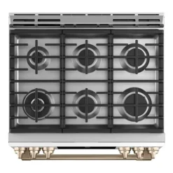 GE Café CAFE Range 30" Gaz Gas - CCGS700P4MW2 White Discount