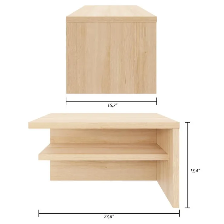 Nexera Camden Extension Nightstands, set of 2 - Natural Blonde Oak Best
