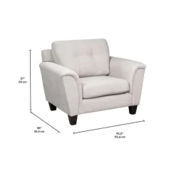 Sofa By Fancy Chair Greige Outlet