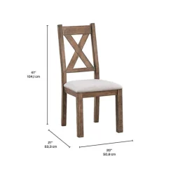 Chairs (Set of 2) - Beige Brown/Beige Clearance