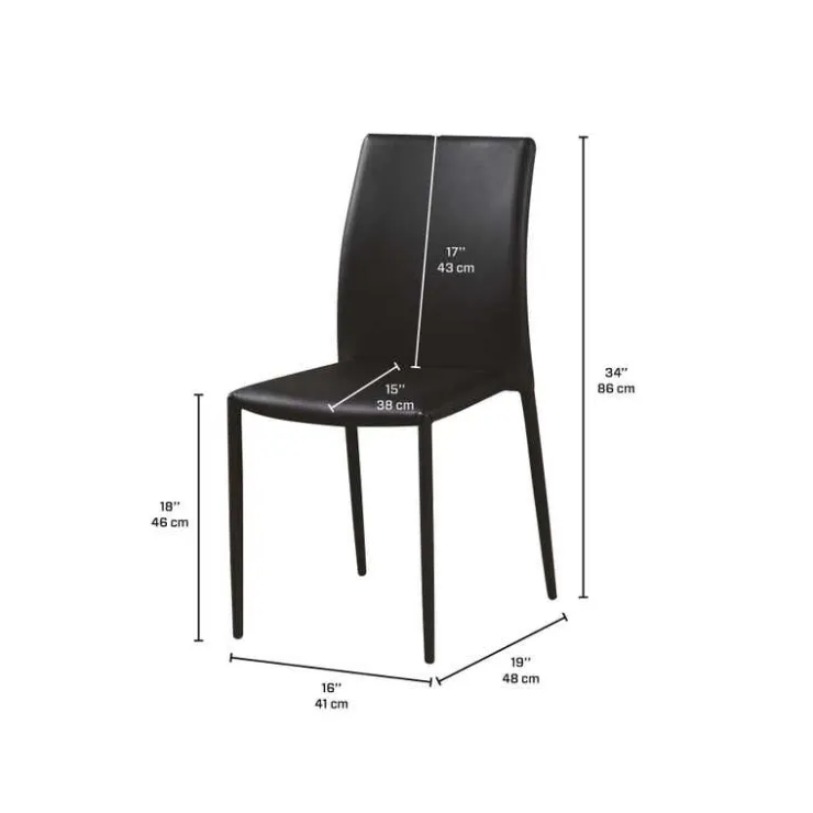 Chairs (Set of 2) - BLACK Sale