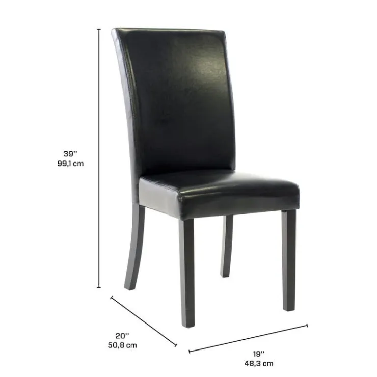 Chairs (Set of 2) - Black Hot