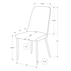 Monarch Chairs (Set of 2) - - Black Discount