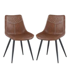 Chairs (Set of 2) - Brown