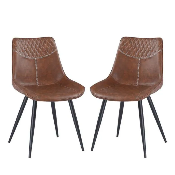 Chairs (Set of 2) - Brown