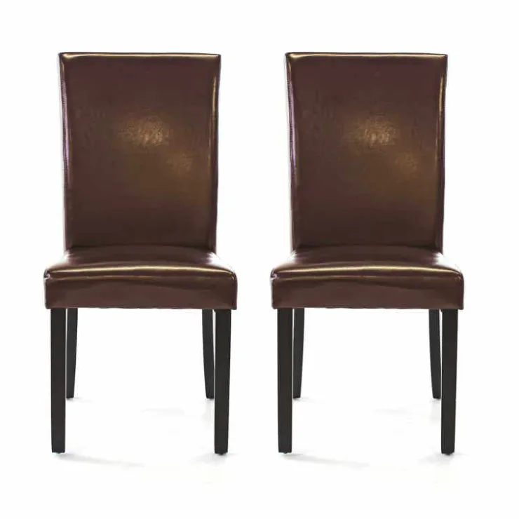 Chairs (Set of 2) - Brown Outlet