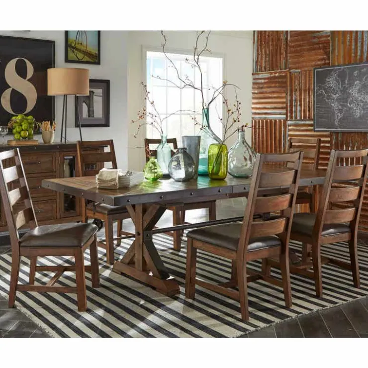 Chairs (Set of 2) - Brown & Black Canyon brown Best