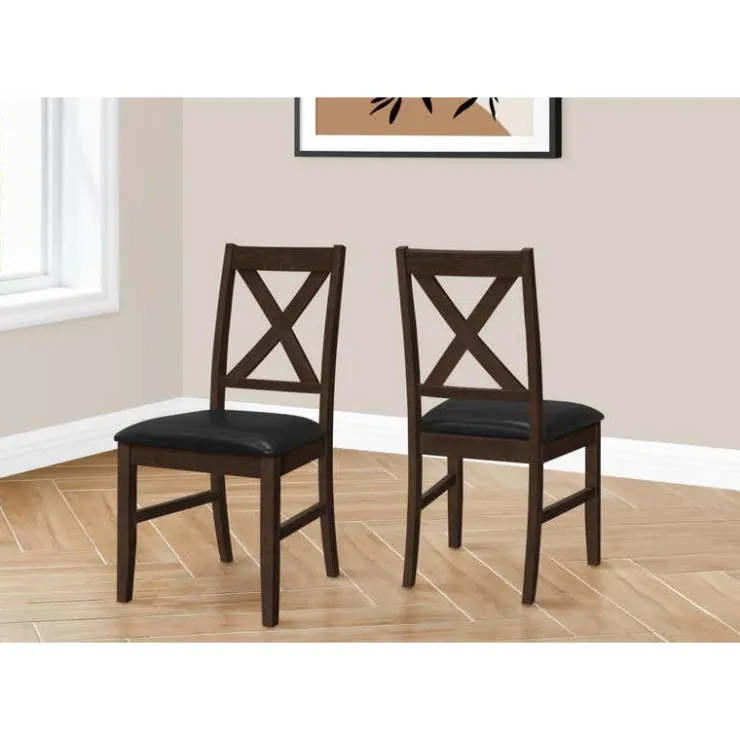 Monarch Chairs (Set of 2) - Brown & - Black Online
