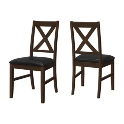 Monarch Chairs (Set of 2) - Brown & - Black Online