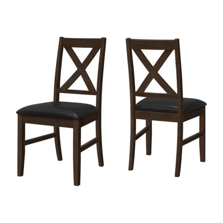 Monarch Chairs (Set of 2) - Brown & - Black Online