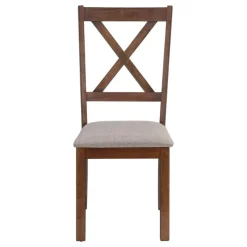 Monarch Chairs (Set of 2) - Brown - Beige Discount