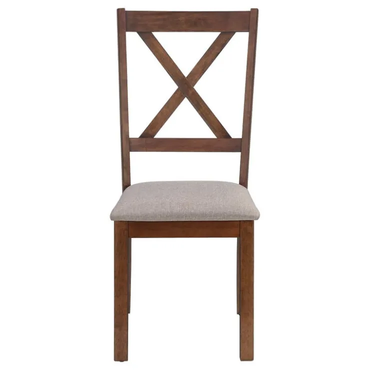 Monarch Chairs (Set of 2) - Brown - Beige Discount