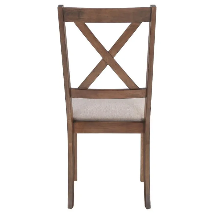 Monarch Chairs (Set of 2) - Brown - Beige Discount