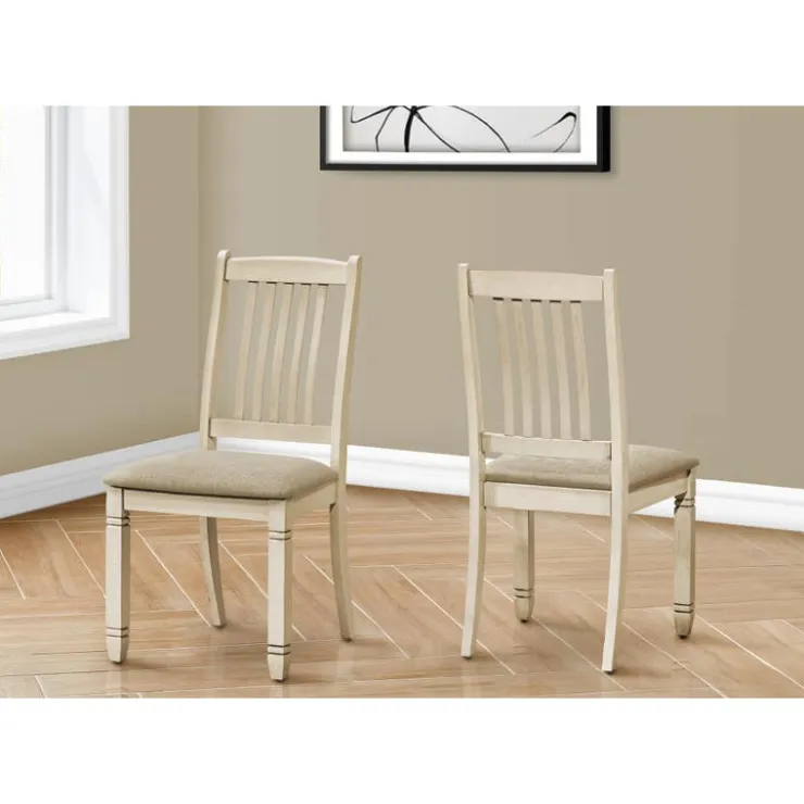Monarch Chairs (Set of 2) - Cream - White Outlet