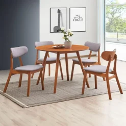 Chairs (Set of 2) - Grey Brown/Grey Clearance