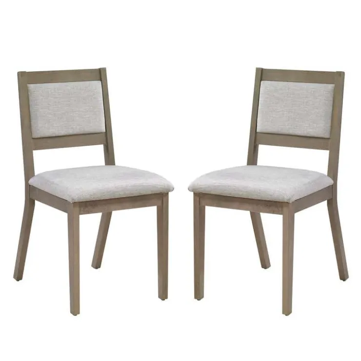 Arboit Poitras Chairs (Set of 2) - Grey Grey/Brown Best