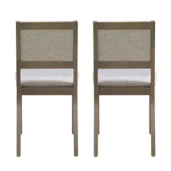 Arboit Poitras Chairs (Set of 2) - Grey Grey/Brown Best