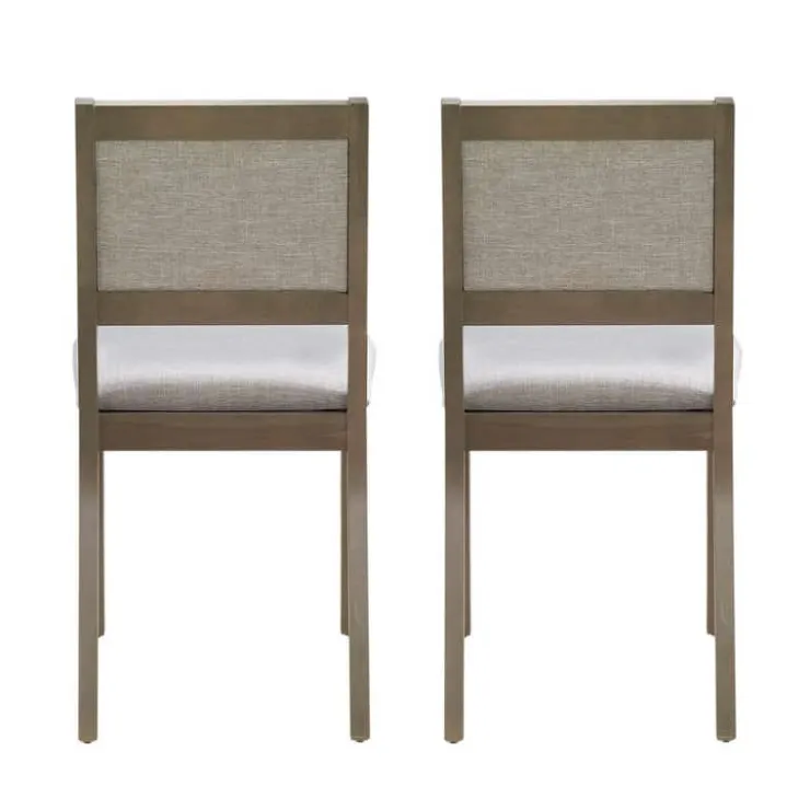 Arboit Poitras Chairs (Set of 2) - Grey Grey/Brown Best