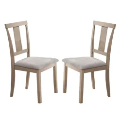 Chairs (Set of 2) - Natural Grey Clearance