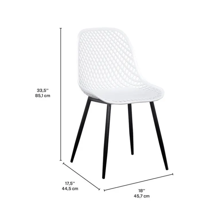 Chairs (Set of 2) - White Best