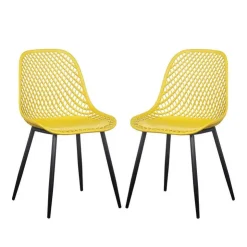 Chairs (Set of 2) - Yellow Online