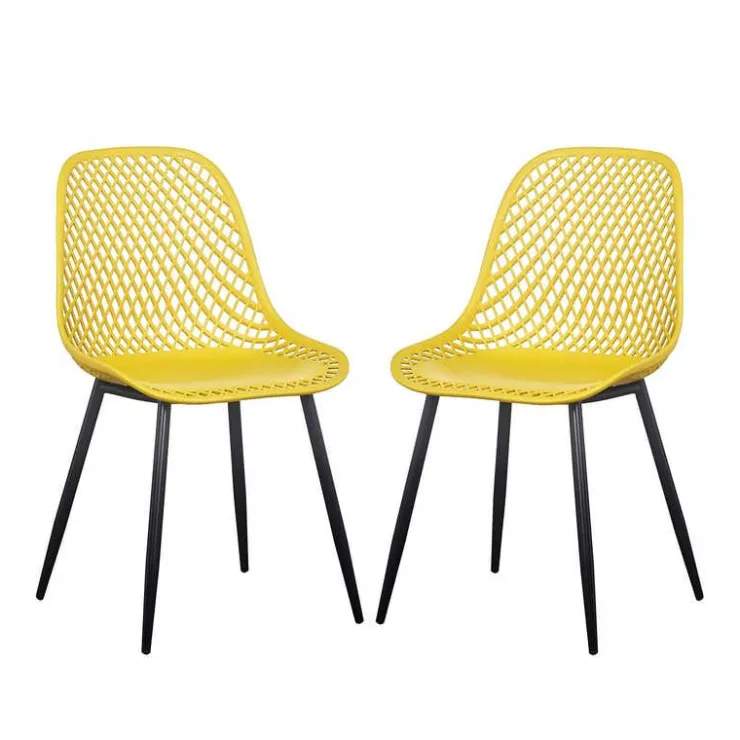 Chairs (Set of 2) - Yellow Online