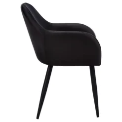 Monarch Chairs with Arms (Set of 2) - - Black Hot