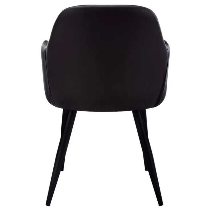 Monarch Chairs with Arms (Set of 2) - - Black Hot