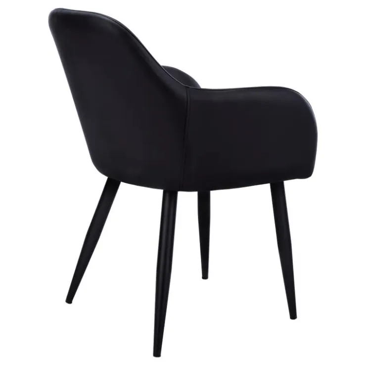 Monarch Chairs with Arms (Set of 2) - - Black Hot