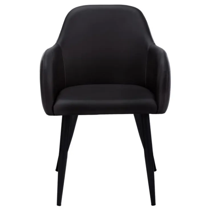 Monarch Chairs with Arms (Set of 2) - - Black Hot