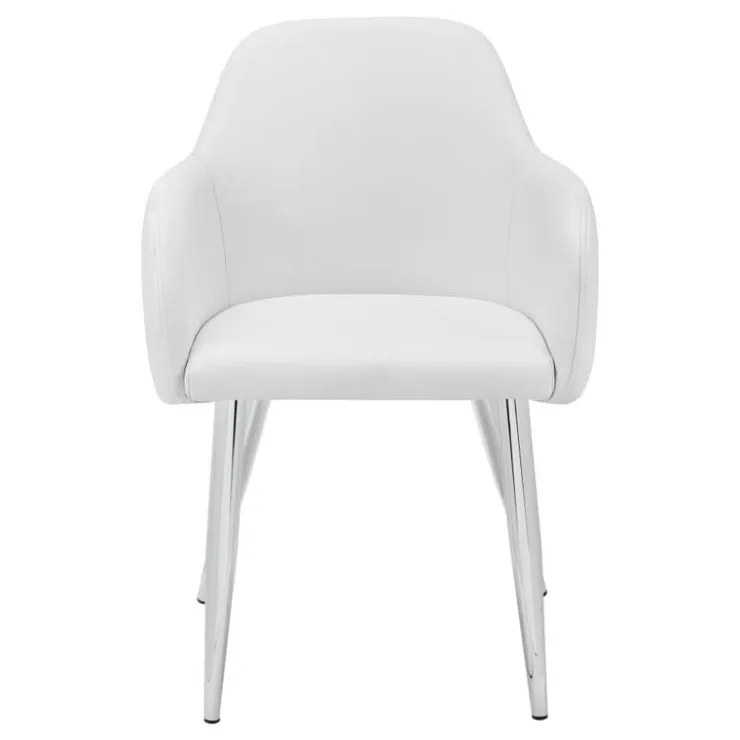 Monarch Chairs with Arms (Set of 2) - - White Hot