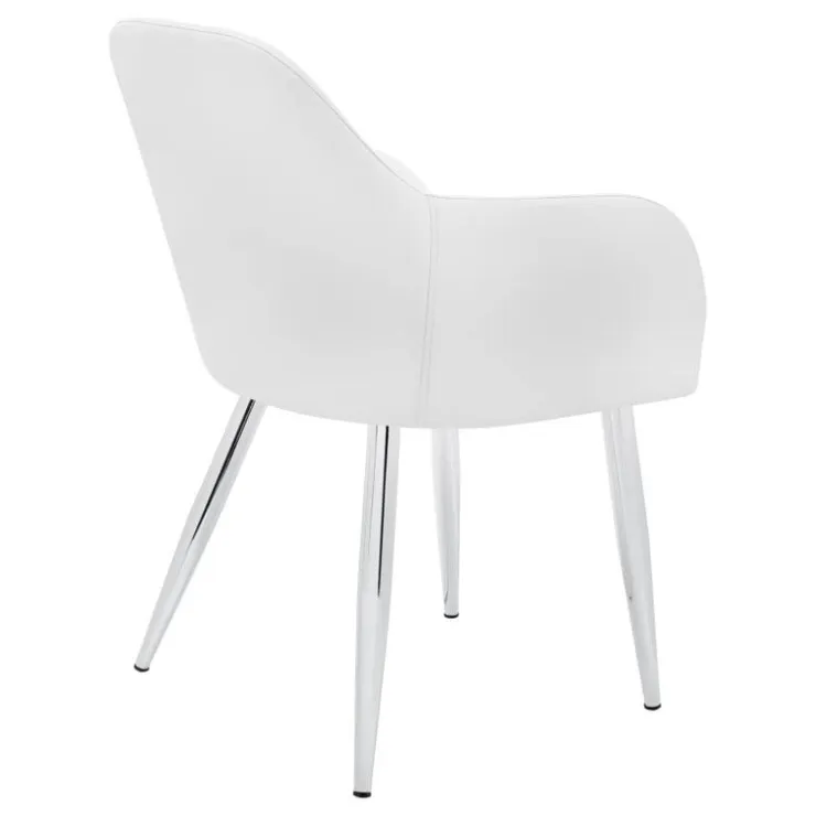 Monarch Chairs with Arms (Set of 2) - - White Hot
